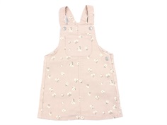 Name It sepia rose/floral twill overall kjole